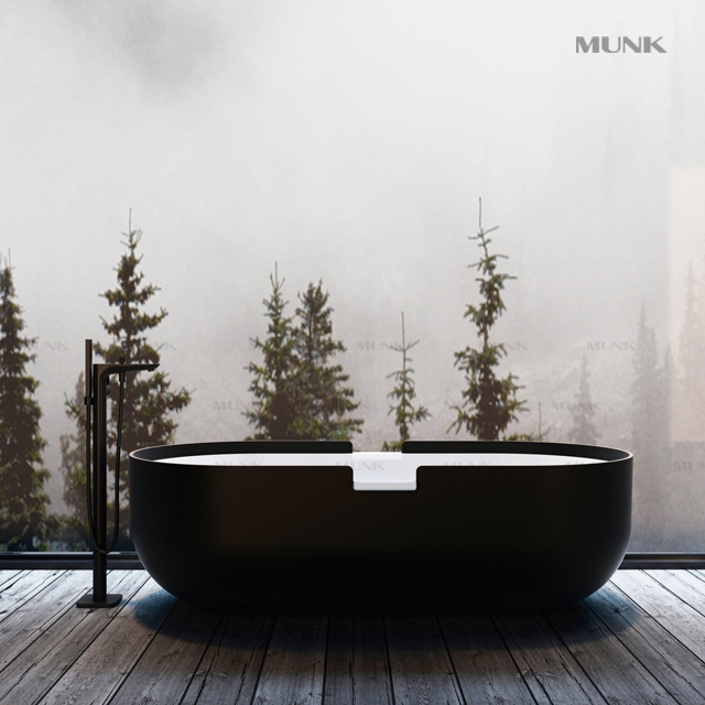 1800mm Creative Solid Surface Freestanding Bathtub