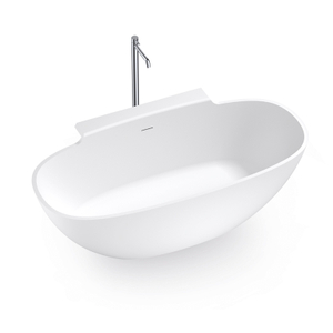 1760mm Freestanding Bathtub with Overflow Hole