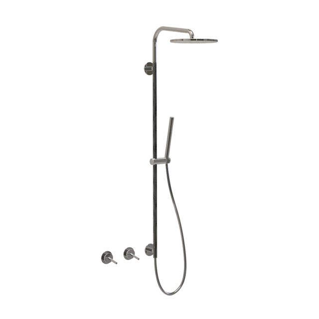 Dual-handle luxury shower set