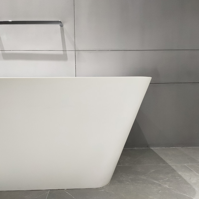 1700mm Rectangular Solid Surface Freestanding Bathtub