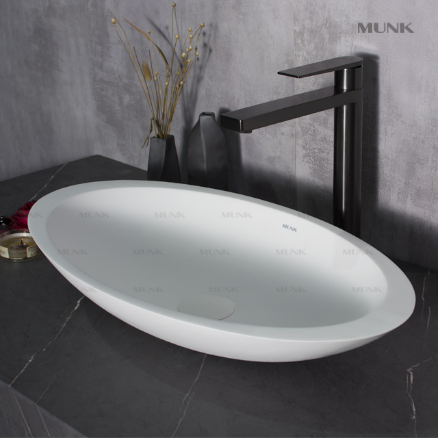 600mm Oval Above Counter Basin Bathroom Sink