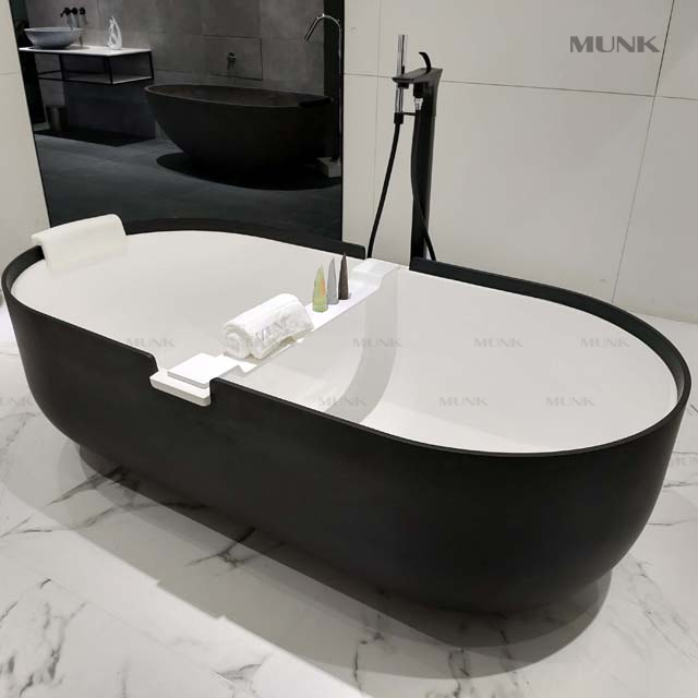 1800mm Creative Solid Surface Freestanding Bathtub