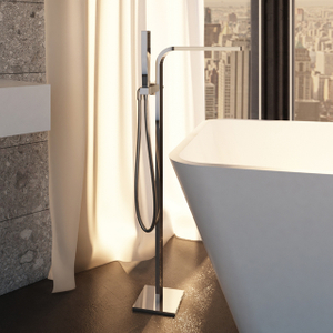 Modern Floorstanding Bathtub Shower Mixer