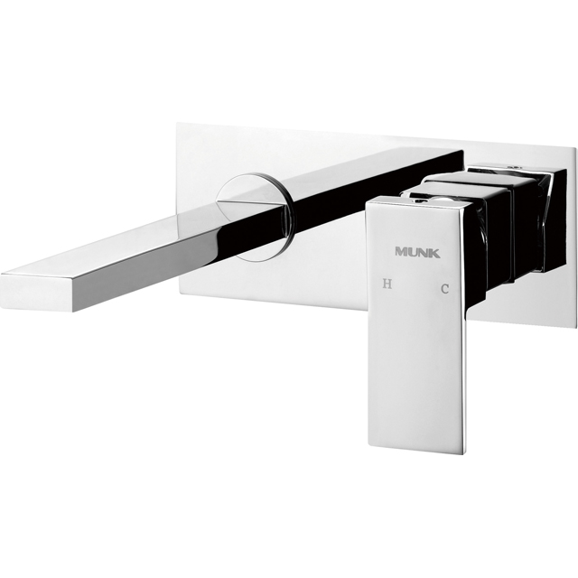 Square Wall-mount Basin Faucet